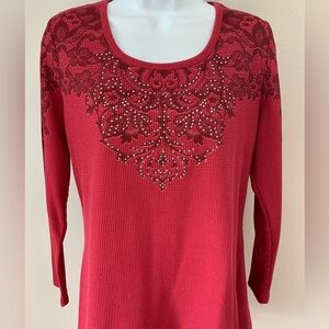 Unity World Wear Waffle Knit Top